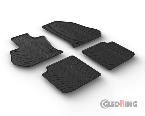 Tapetes de Borracha Fiat 500L (2017–) Manual - GledRing