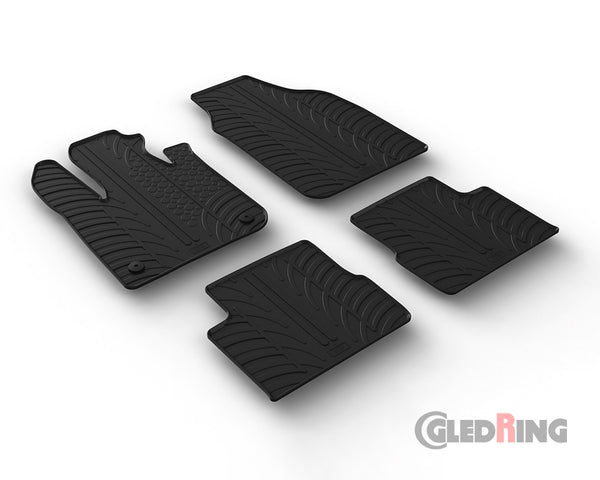Alfombrillas de goma Fiat 500e (2020–) eléctrico - GledRing