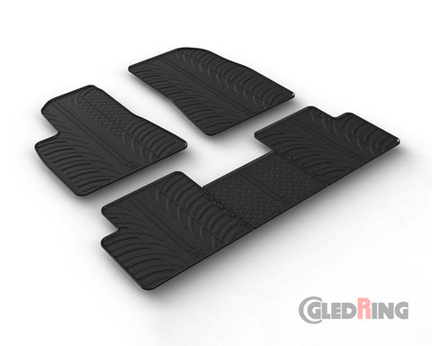 Alfombrillas de goma Tesla Model 3 (2017–2020) - GledRing