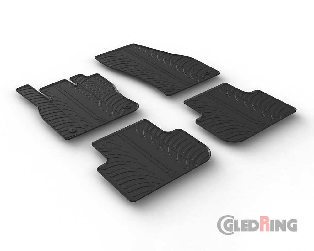 Rubber Car Mats Volkswagen Tiguan (2016–) - GledRing