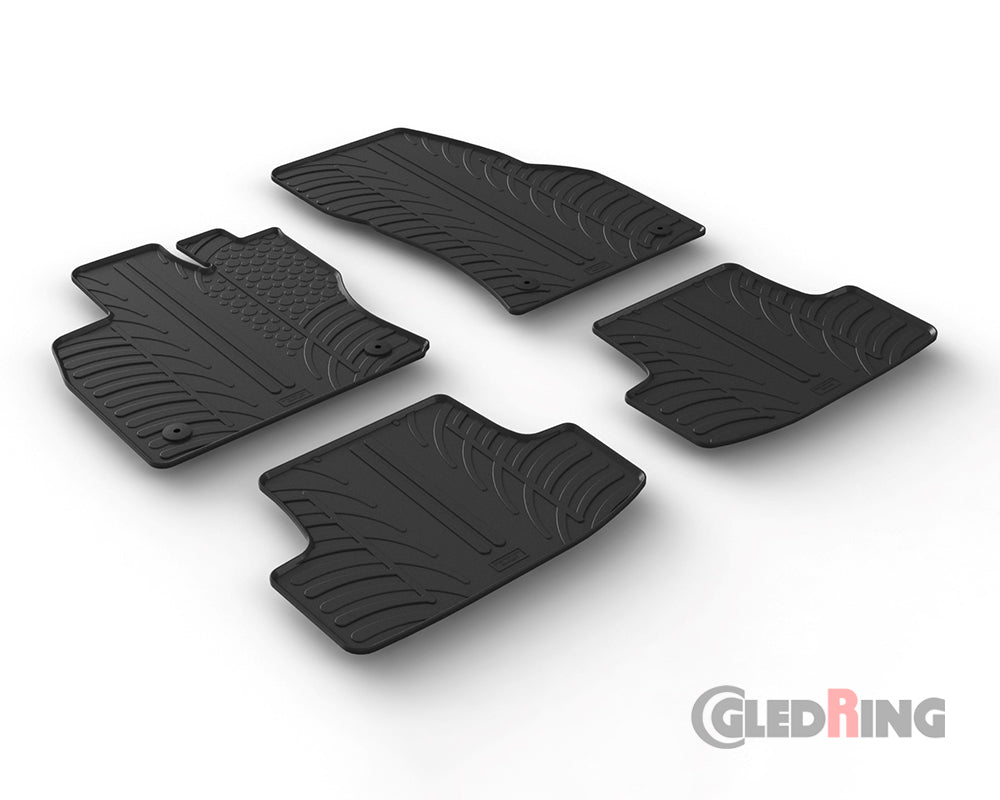 Rubber Car Mats Volkswagen T-Roc (2017–) - GledRing