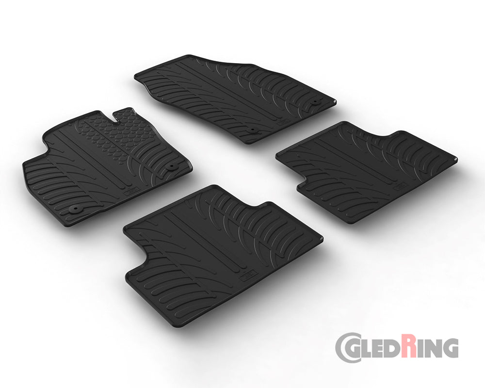 Rubber Car Mats Volkswagen T-Cross (2019–) - GledRing