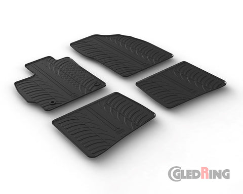 Alfombrillas de goma Toyota Prius (2012–2016) - GledRing