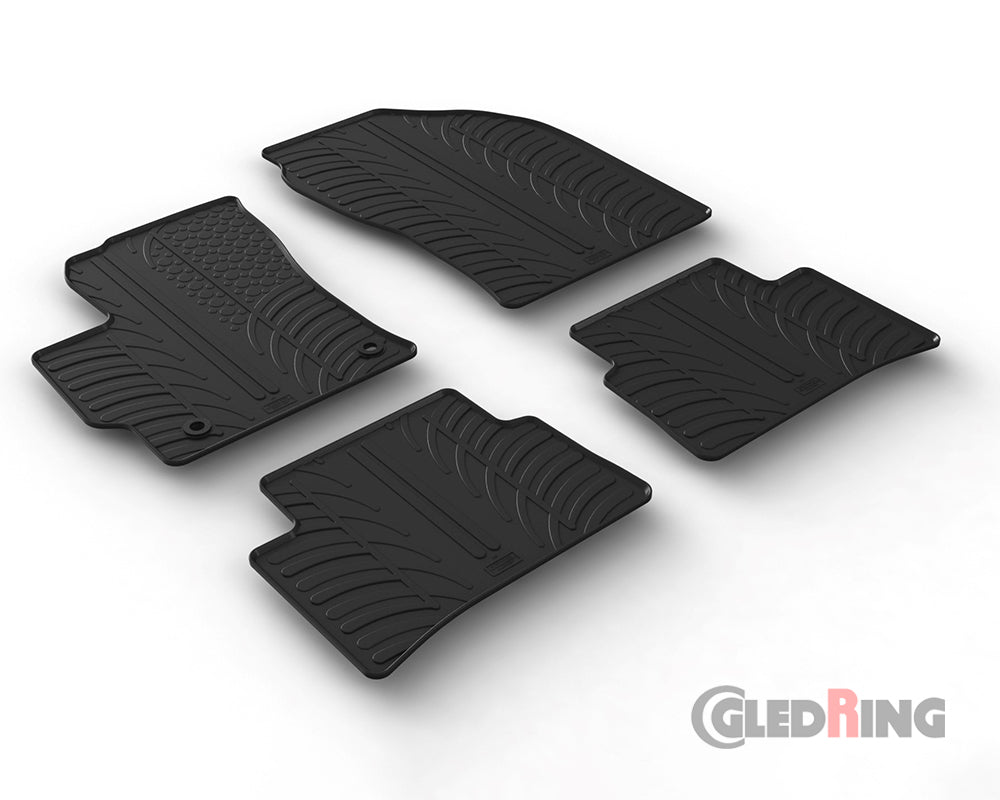 Rubber Car Mats Toyota Corolla Hatchback (2018–) Automatic - GledRing