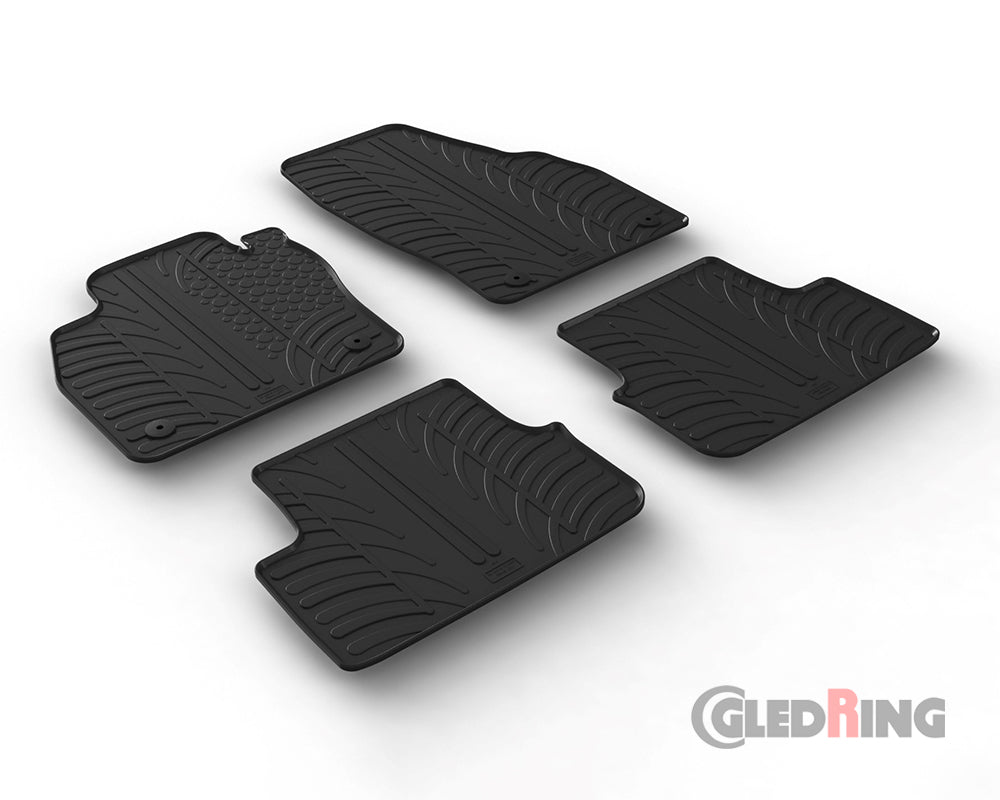 Rubber Car Mats Audi A1 GB (2018–) - GledRing