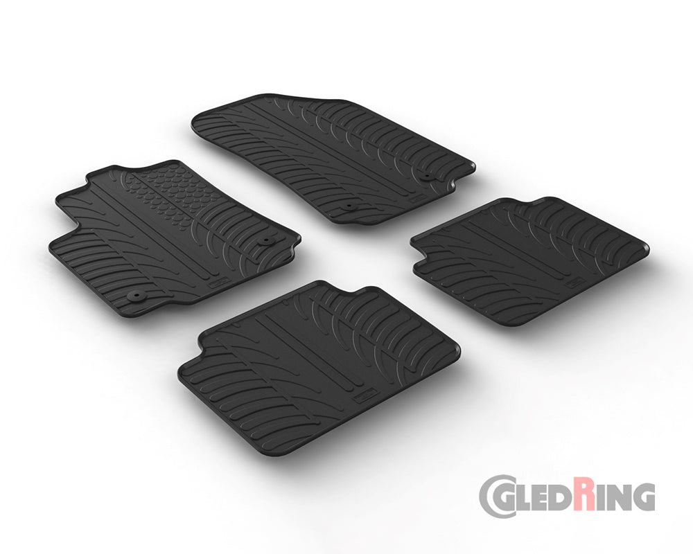 Rubber Car Mats Citroen C3 Aircross (2017–2024) - GledRing