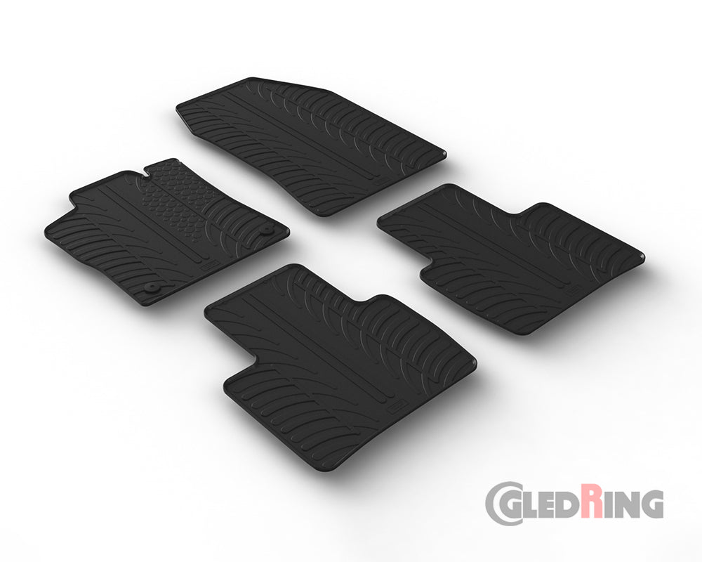 Rubber Car Mats Citroen C5 X (2022–) Automatic - GledRing