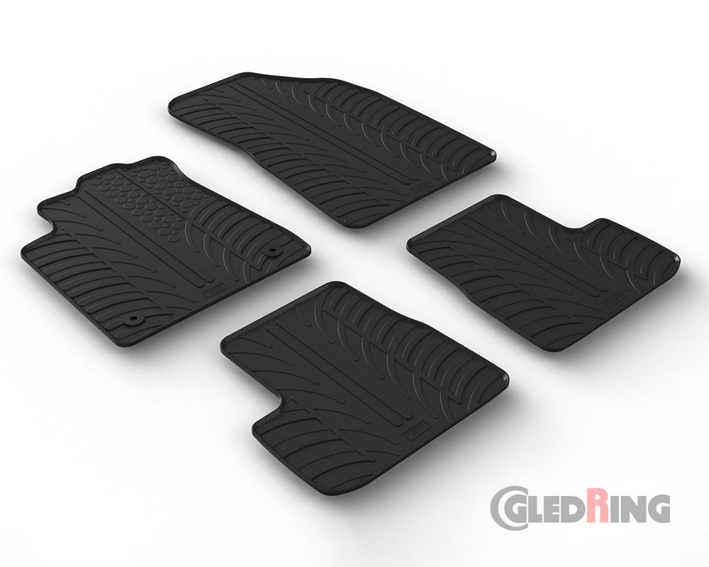 Rubber Car Mats Citroen C3 Hatchback (2024–) Manual - GledRing
