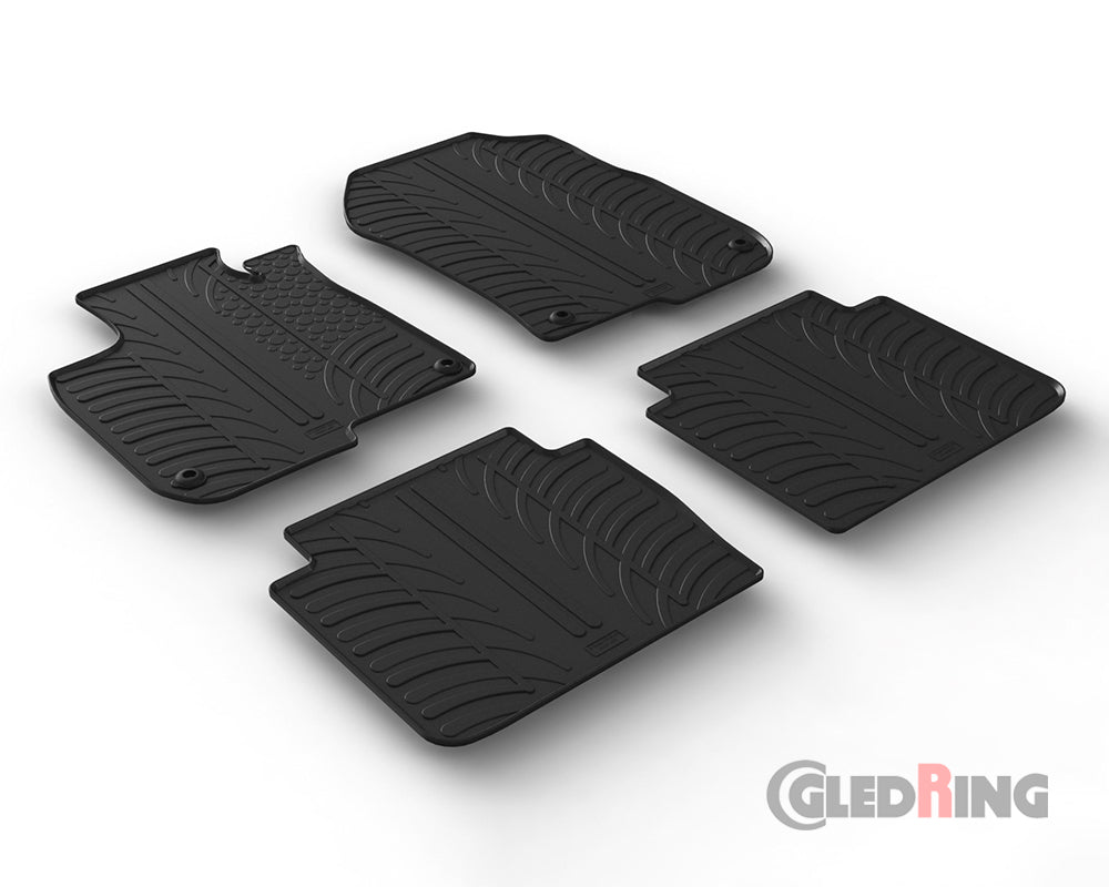 Rubber Car Mats Honda CR-V SUV (2018–) Manual - GledRing