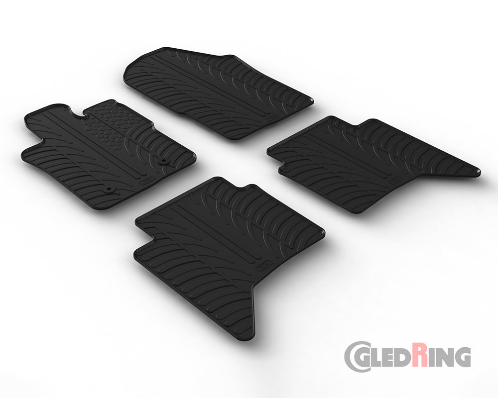 Rubber Car Mats Ford Ranger Raptor (2022–) Automatic - GledRing