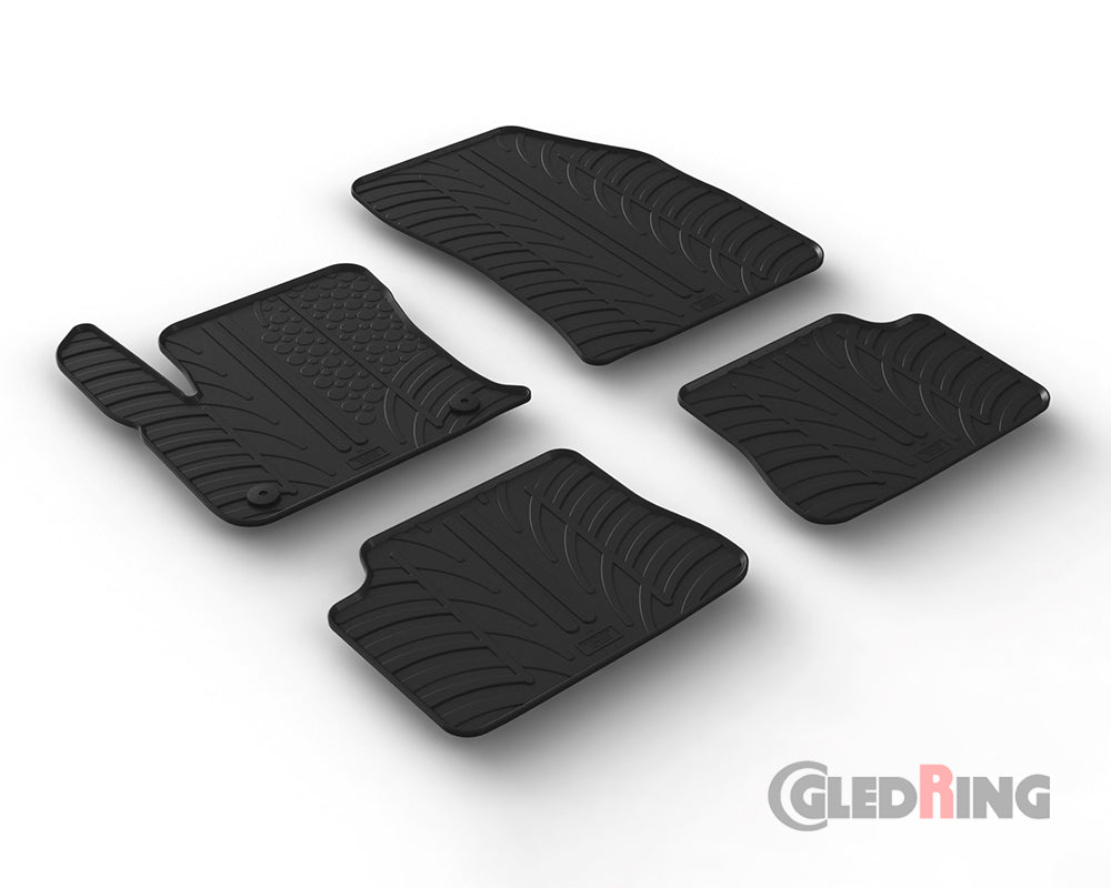 Rubber Car Mats DS 3 Crossback E-Tense SUV (2020–) Electric - GledRing