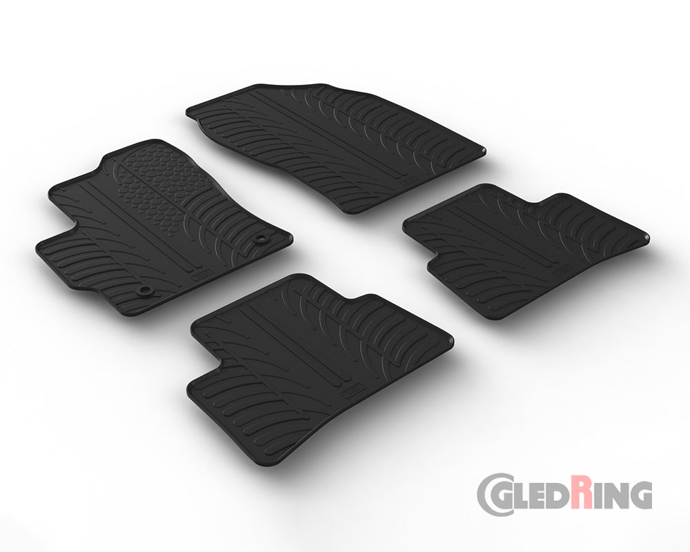 Rubber Car Mats Toyota Corolla Cross (2020–) Automatic - GledRing
