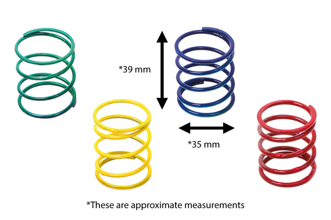 Blow Off / Diverter Valve Spring Tuning Kit (Green, Yellow, Blue, Red) – Forge Motorsport FMDVTUN – image 2