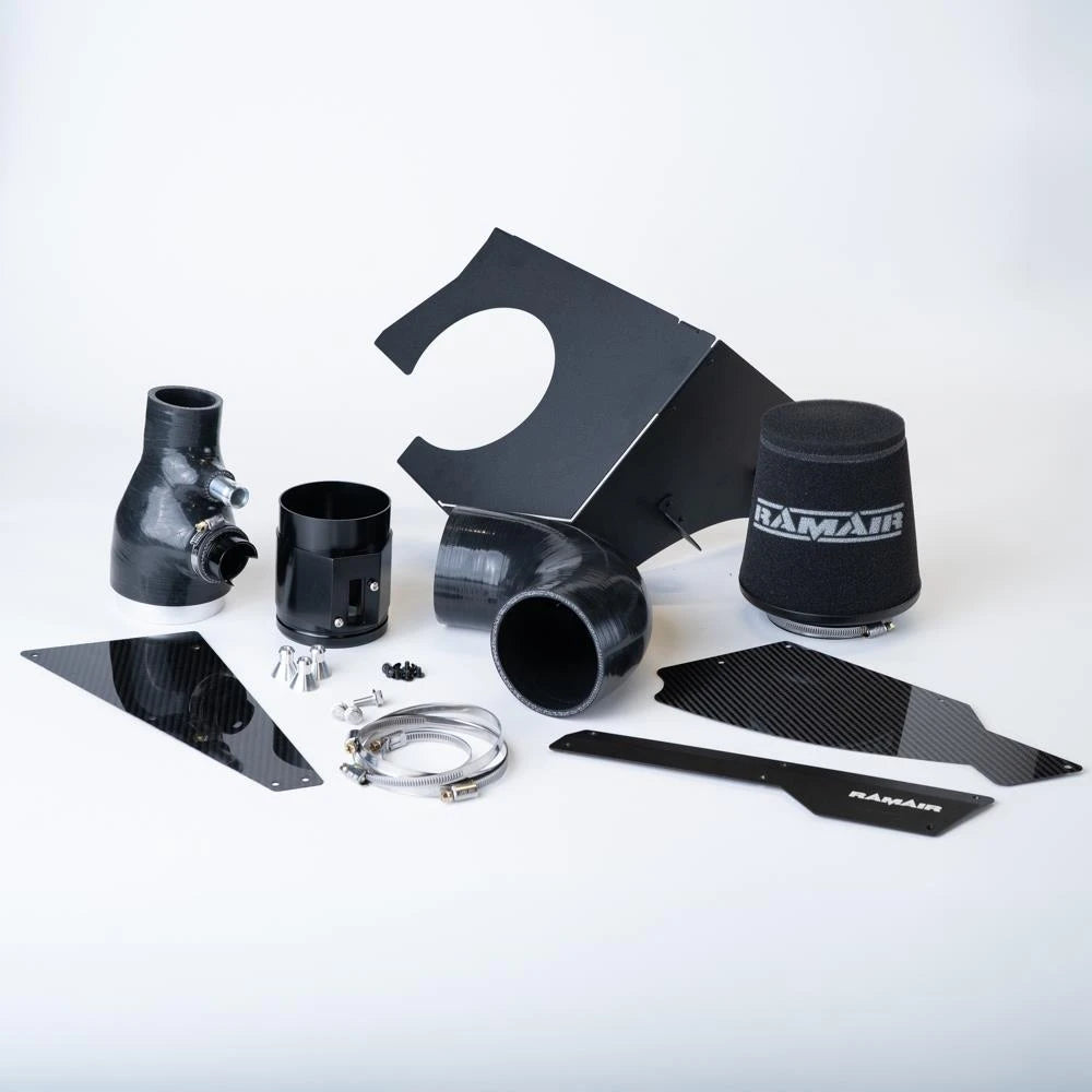 Foam Intake Kit BMW 2 / 3 / 4 Series G-Series 2.0 B48, Carbon Fibre Lid – Ramair JSK-407-BK – image 2