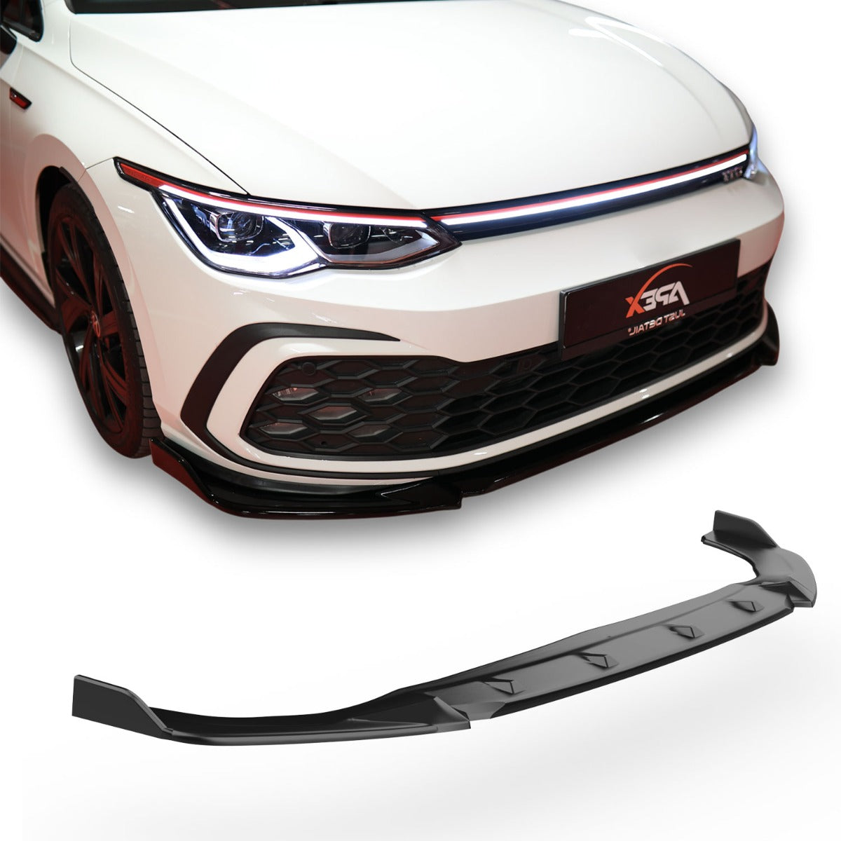 Front Splitter Volkswagen Golf 8 GTI / GTE / GTD / R-Line (2020-2024) – view 2