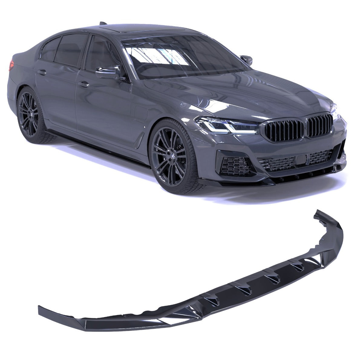 Front Splitter BMW 5 Series G30 M Sport LCI (2020-2023) – view 2