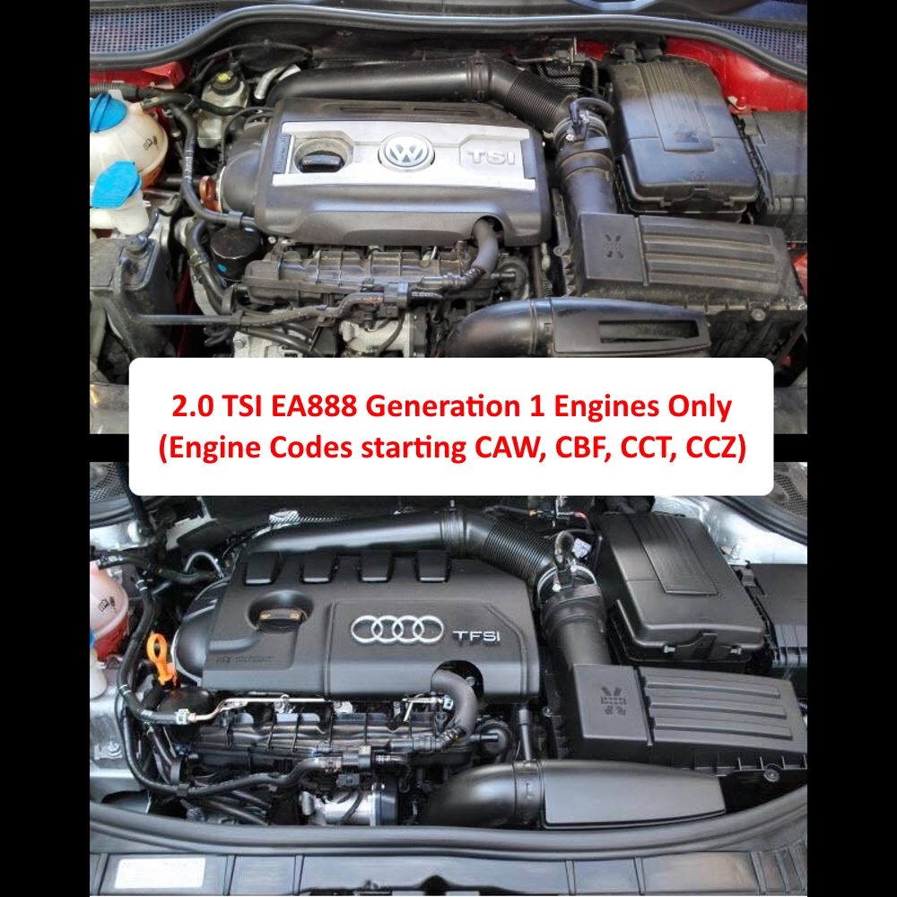 Intake Kit VW Golf 6 GTI, Scirocco, Audi A3 8P, Seat Leon 1P & Skoda Octavia 1Z 2.0 TSI EA888, Red – – image 3