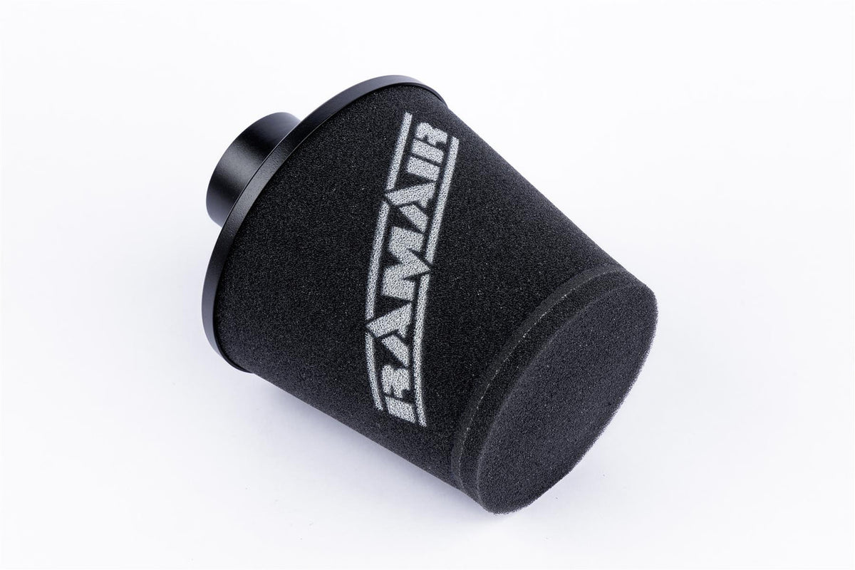Cone Air Filter 70 mm Neck, Black, Universal – JS-105-BK