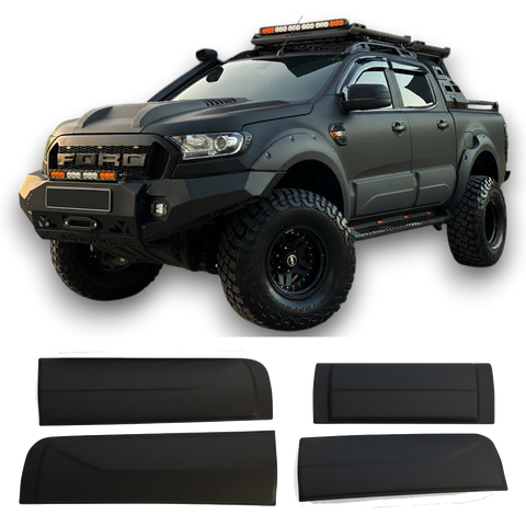 Frisos de Carroçaria Ford Ranger T6 / T7 / T8 (2012-2022) - APEX Preto Mate