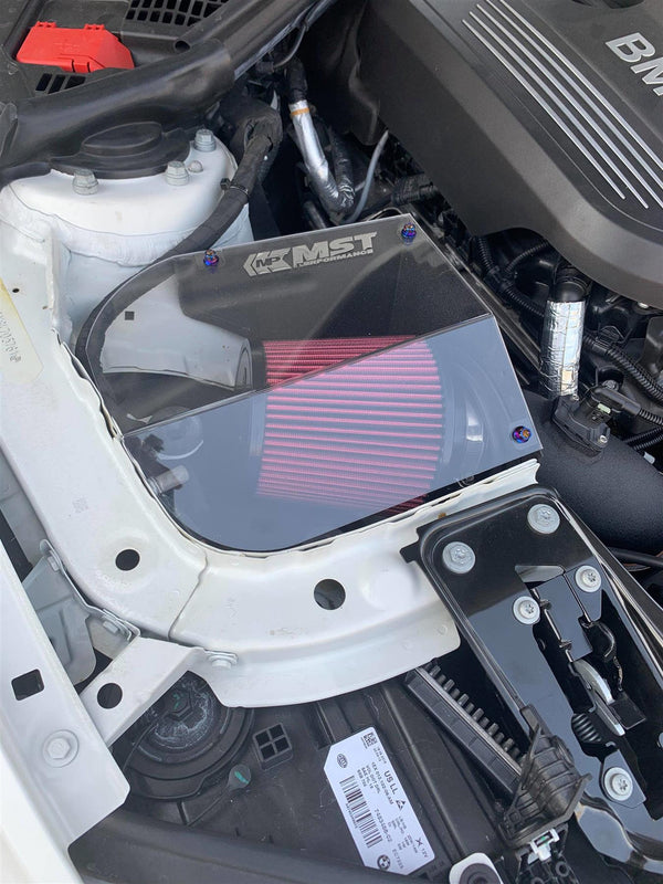 Clear Heat Shield Top Cover BMW 2.0T B48 / 3.0T B58 – MST Performance MST-BW-CCB4801