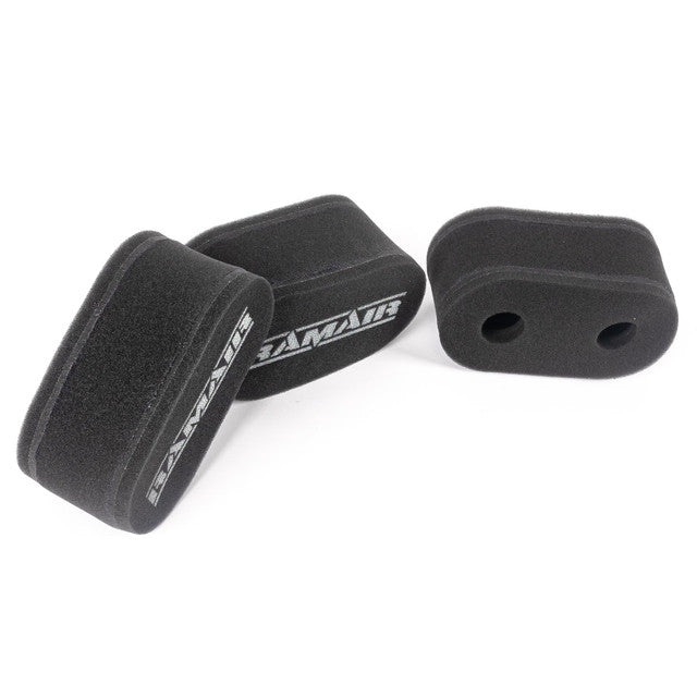 Carburettor Sock Air Filters, Set of 3, 90 mm Spacing, No Cage – Ramair CS-909