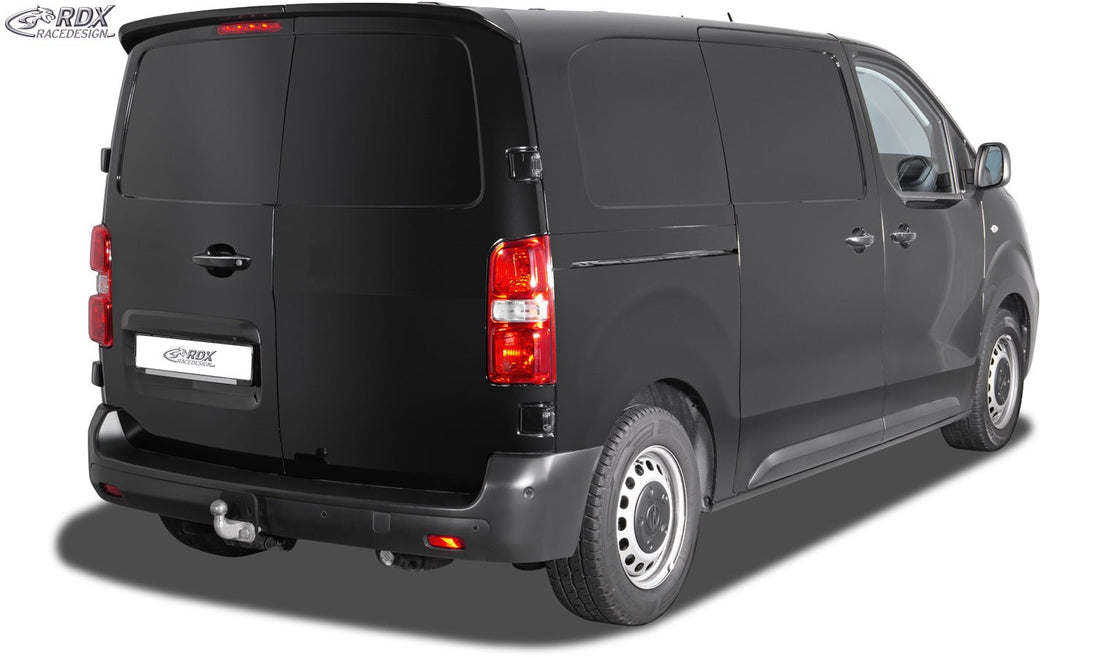 CITROEN Jumpy / Dispatch & SpaceTourer, FIAT Scudo & Ulyssee, OPEL / VAUXHALL Zafira & Vivaro, PEUGEOT Expert & Traveller, TOYOTA Proace & Proace Verso (V) Rear Wing Doors Trunk Spoiler - RDX - RDX - RDDS176