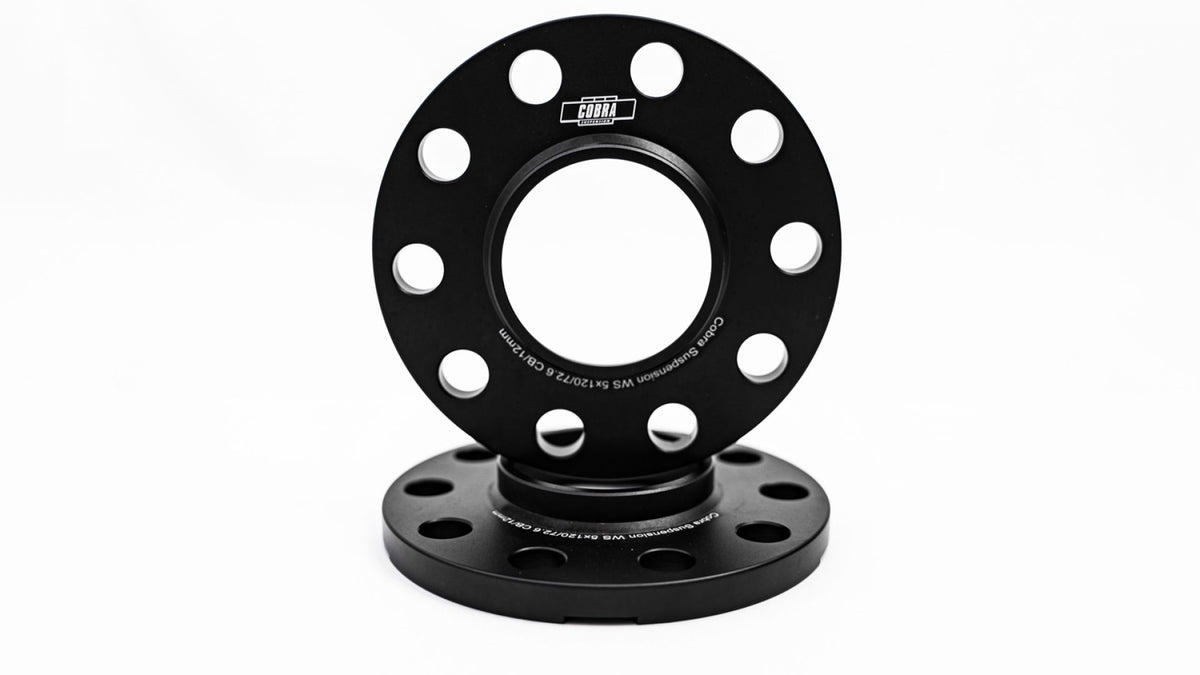 Wheel Spacer 12 mm BMW G-Series / MINI (2014+) / Audi, 5x112 / 66.5 mm Hub, Without Bolts – Cobra Suspension WS5x112.665