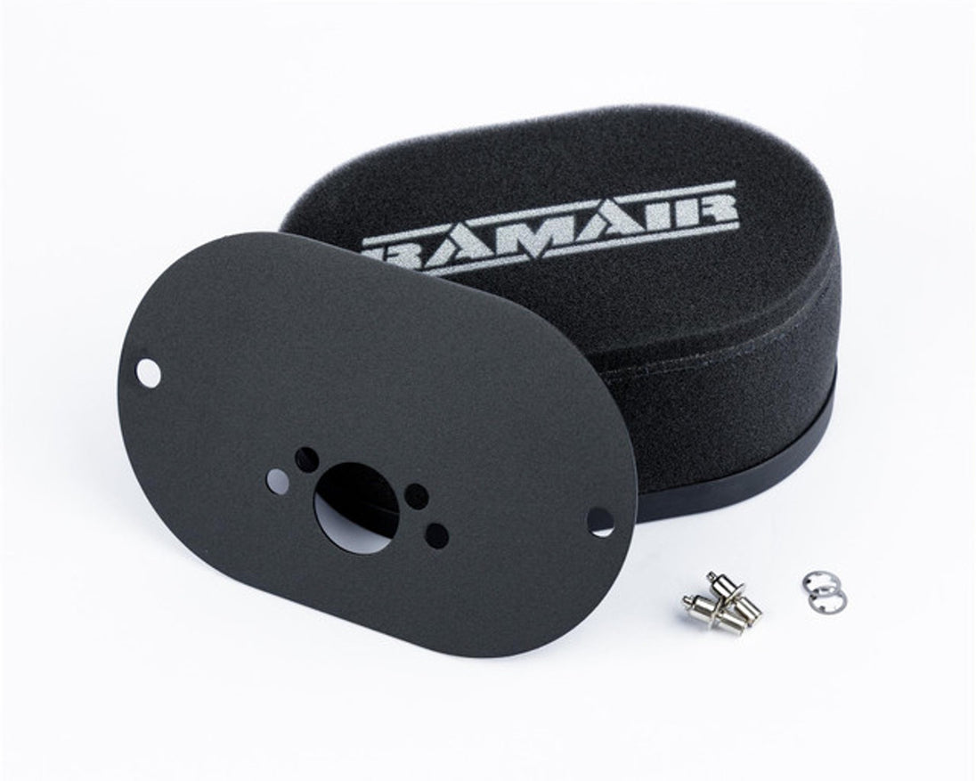 Carburettor Foam Air Filter with Baseplate, SU HS4 / HIF4 / HIF38 1.5 in (Mini Offset), 25 mm Internal Height – Ramair R