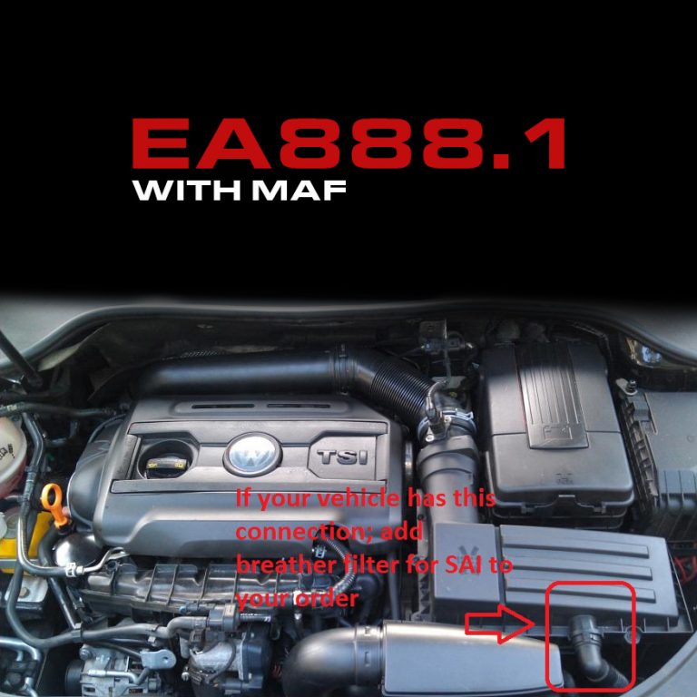 Air Intake Kit 3″ VW / Audi 1.8 / 2.0 TSI EA888 Gen 1 & Gen 3 – CTS Turbo CTS-IT-220R – image 2