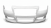 Front Bumper Audi A3 8L T2 1996-2003 - Para-Choques - Componor - 0101378