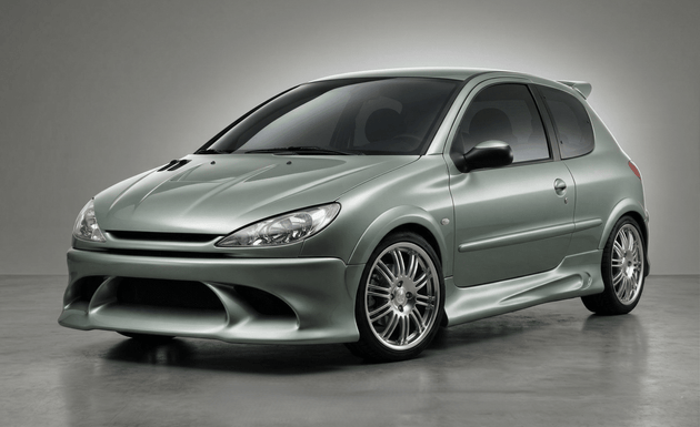 Front Bumper Peugeot 206 - Para-Choques - Componor - 0101066