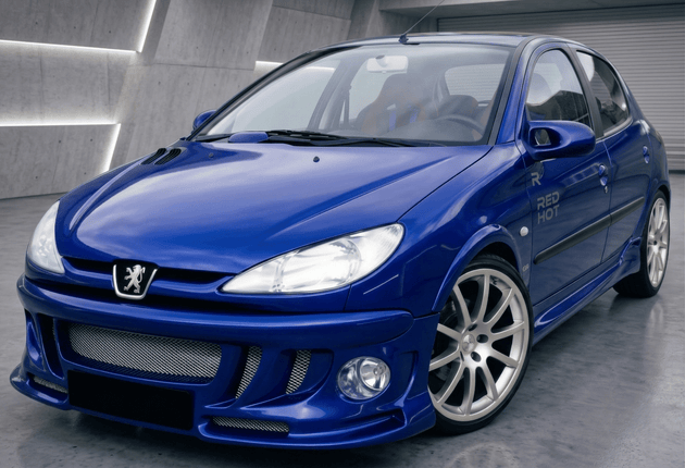 Front Bumper Peugeot 206 - Para-Choques - Componor - 0101431