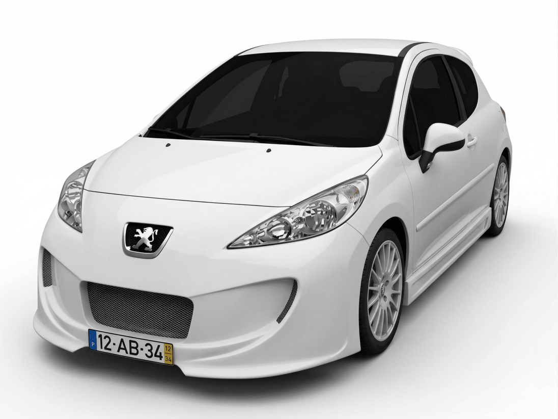 Front Bumper Peugeot 207 - Para-Choques - Bruma Mágica - 0101306