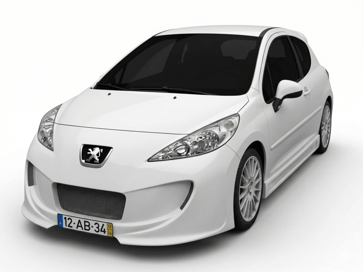 Front Bumper Peugeot 207 - Para-Choques - Bruma Mágica - 0101306