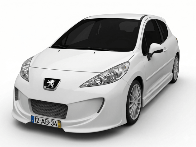 Front Bumper Peugeot 207 - Para-Choques - Bruma Mágica - 0101306
