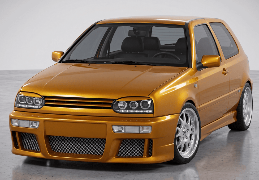 Front Bumper Volkswagen Golf MK3 1991-1998 - Para-Choques - Componor - 0101019
