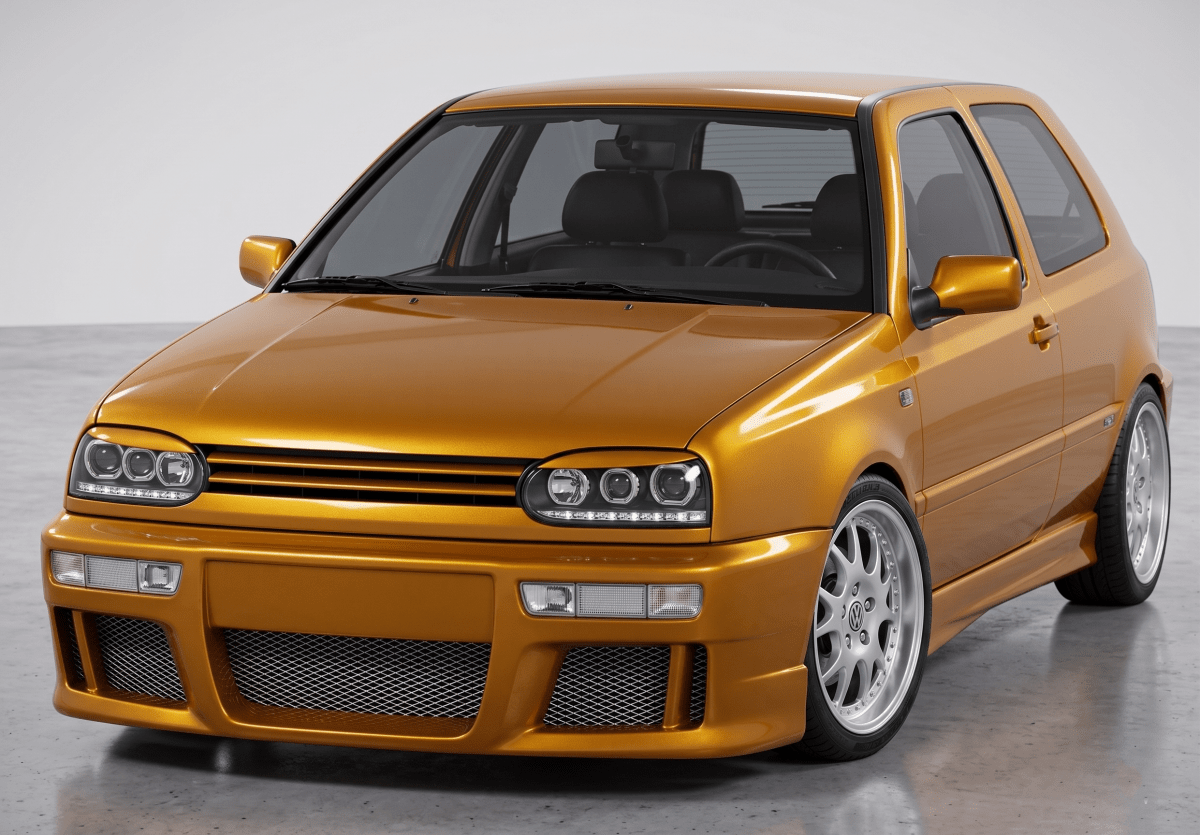 Front Bumper Volkswagen Golf MK3 1991-1998 - Para-Choques - Componor - 0101019