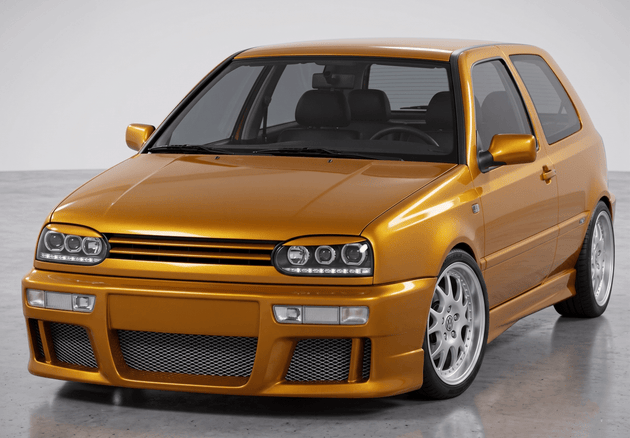Front Bumper Volkswagen Golf MK3 1991-1998 - Para-Choques - Componor - 0101019