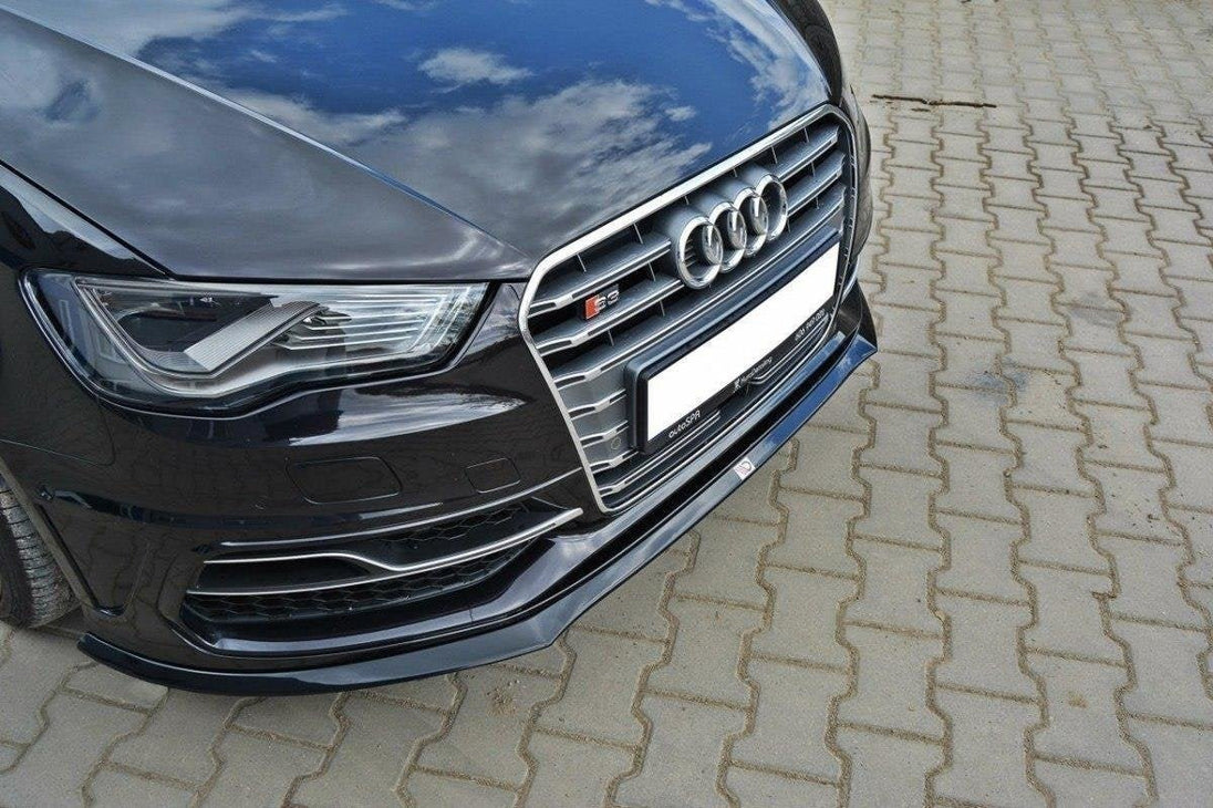 Front Splitter for Audi S3 / A3 S-Line 8V Hatchback & Sportback - Maxton Design - Front Splitter - Maxton Design -  AU-S3-3-FD2G
