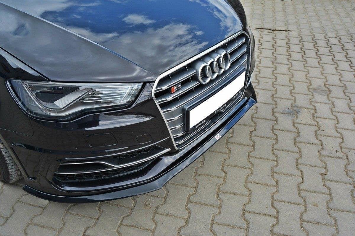 Front Splitter for Audi S3 / A3 S-Line 8V Hatchback & Sportback - Maxton Design - Front Splitter - Maxton Design -  AU-S3-3-FD2G