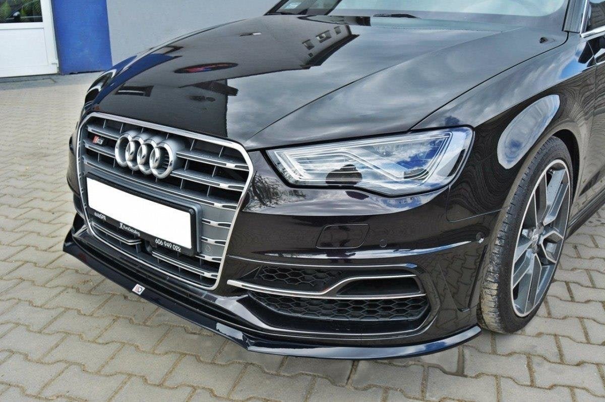 Front Splitter for Audi S3 / A3 S-Line 8V Hatchback & Sportback - Maxton Design - Front Splitter - Maxton Design -  AU-S3-3-FD2G
