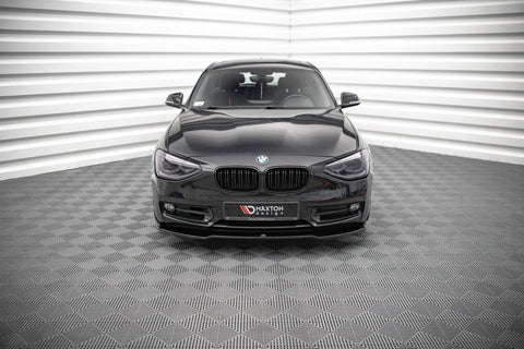 Front Splitter V.1 suitable for BMW 1 F20 - Front Splitter V.1 - Maxton Design -  BM-1-F20-FD1G