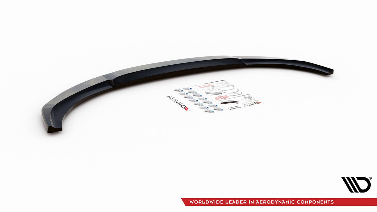 Front Splitter V.1 suitable for BMW 1 F20 - Front Splitter V.1 - Maxton Design -  BM-1-F20-FD1G