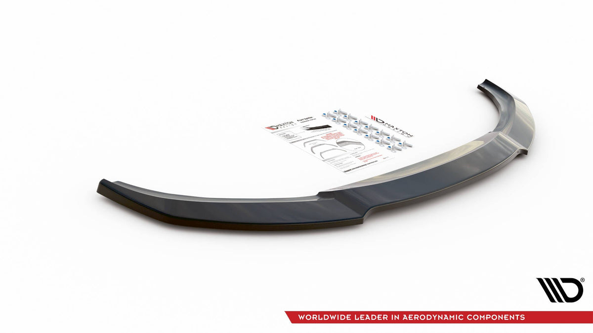 Front Splitter V.1 suitable for BMW 1 F20 - Front Splitter V.1 - Maxton Design -  BM-1-F20-FD1G