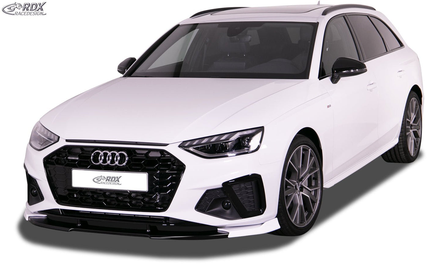 Front Spoiler Splitter VARIO-X for AUDI A4 B9 8W Facelift 2020-2025 for S-Line- and S4-Frontbumper - RDX - RDX - RDFAVX30957