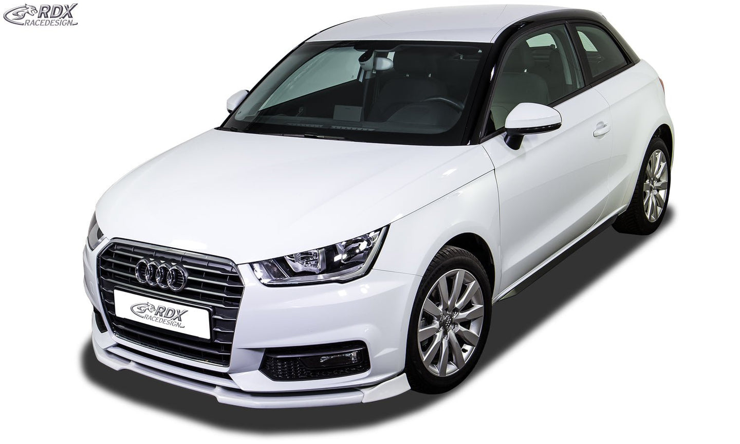 Front Spoiler VARIO-X for AUDI A1 8X & A1 8XA Sportback (01/2015+, not S-Line) Front Lip Splitter - RDX - Front Lip - RDX - RDFAVX30769