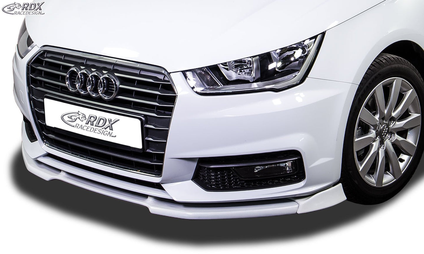Front Spoiler VARIO-X for AUDI A1 8X & A1 8XA Sportback (01/2015+, not S-Line) Front Lip Splitter - RDX - Front Lip - RDX - RDFAVX30769