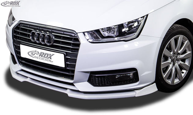 Front Spoiler VARIO-X for AUDI A1 8X & A1 8XA Sportback (01/2015+, not S-Line) Front Lip Splitter - RDX - Front Lip - RDX - RDFAVX30769