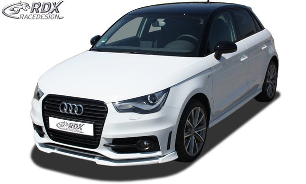Front Spoiler VARIO-X for AUDI A1 8X & A1 8XA Sportback (-01/2015, S-Line Frontbumper) Front Lip Splitter - RDX - Front Lip - RDX - RDFAVX30017