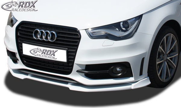Spoiler delantero VARIO-X para AUDI A1 8X y A1 8XA Sportback (-01/2015, paragolpes delantero S-Line) con divisor de labio delantero - RDX